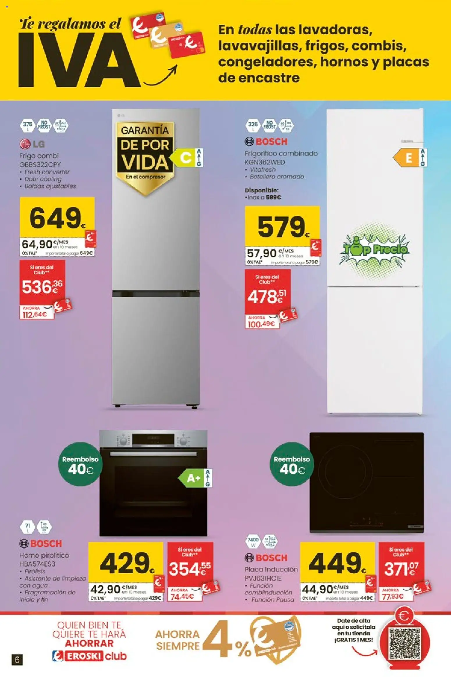 Eroski - Oh Qué tecno │ válido desde el 26.02.2026 | Página: 6 | Productos: Té, Horno, Combi