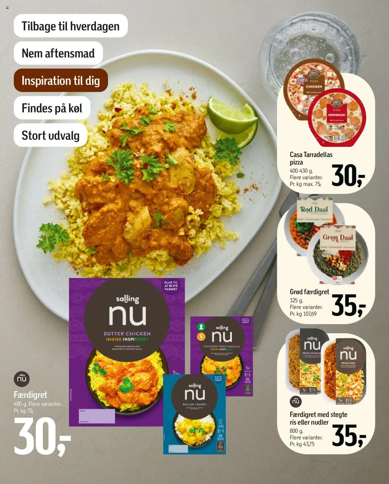 Føtex Tilbudsavis gyldig fra 01.08.2025 | Side: 54 | Produkter: Karry, Pizza, Ris, Nudler