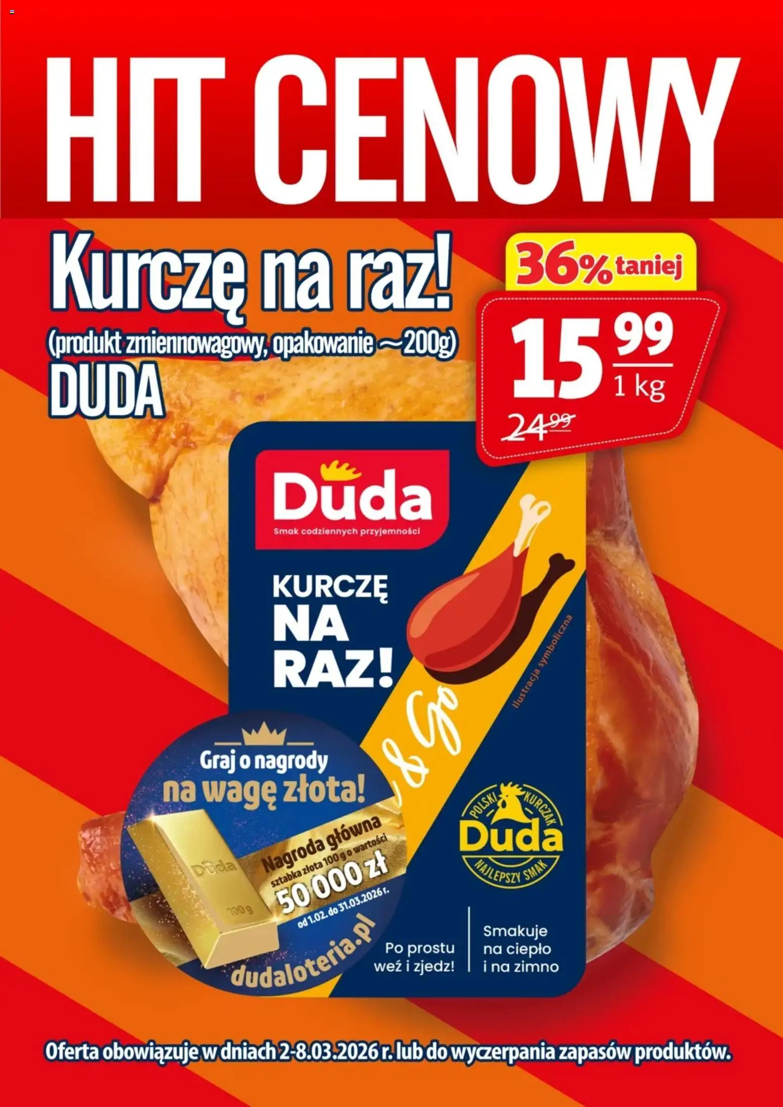 Prim Market promocja - Kurczę Na Raz od 02.03.2026 | Strona: 1 | Produkty: Kurczak