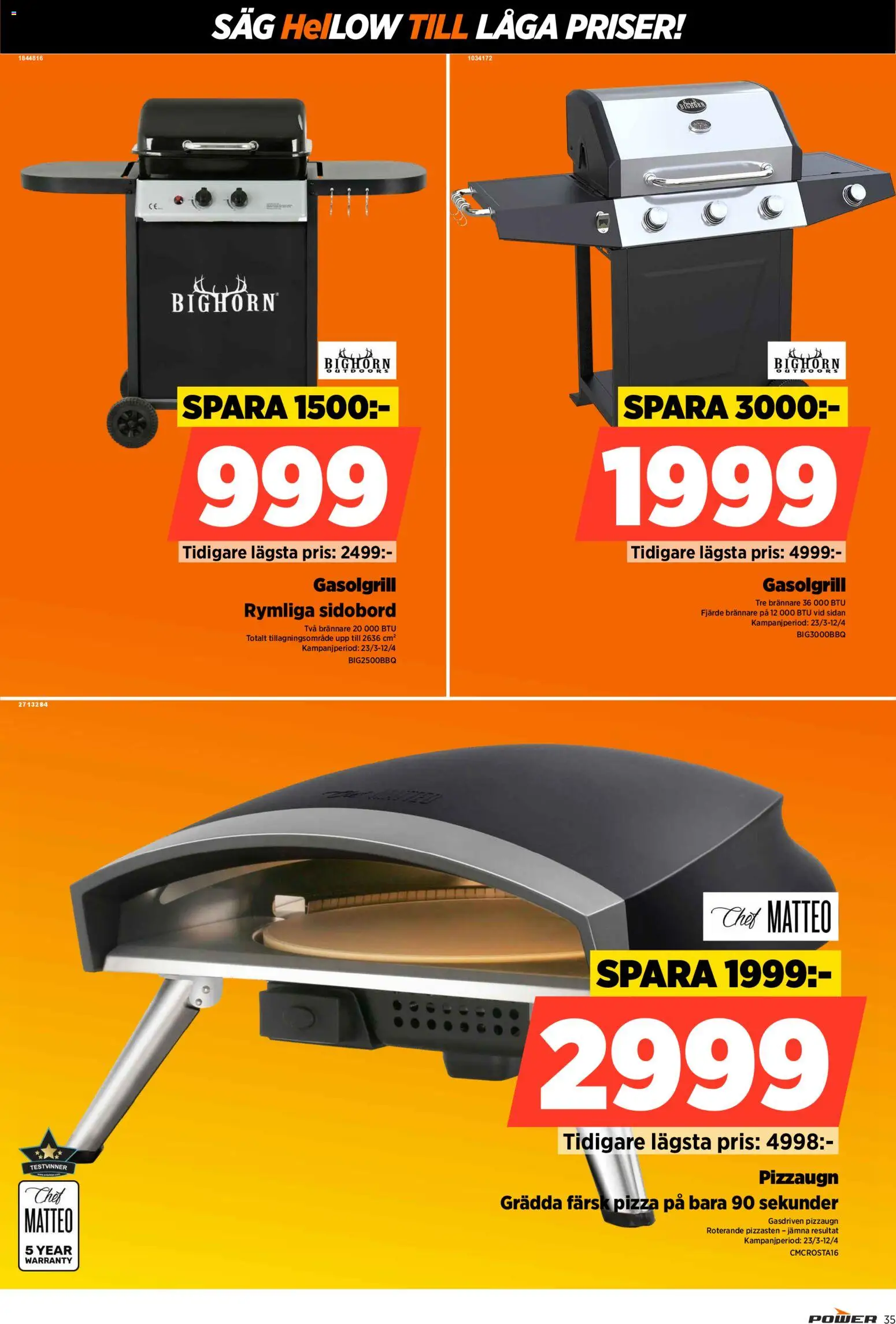 Power reklamblad aktuell från 06.04.2026 | Sida: 35