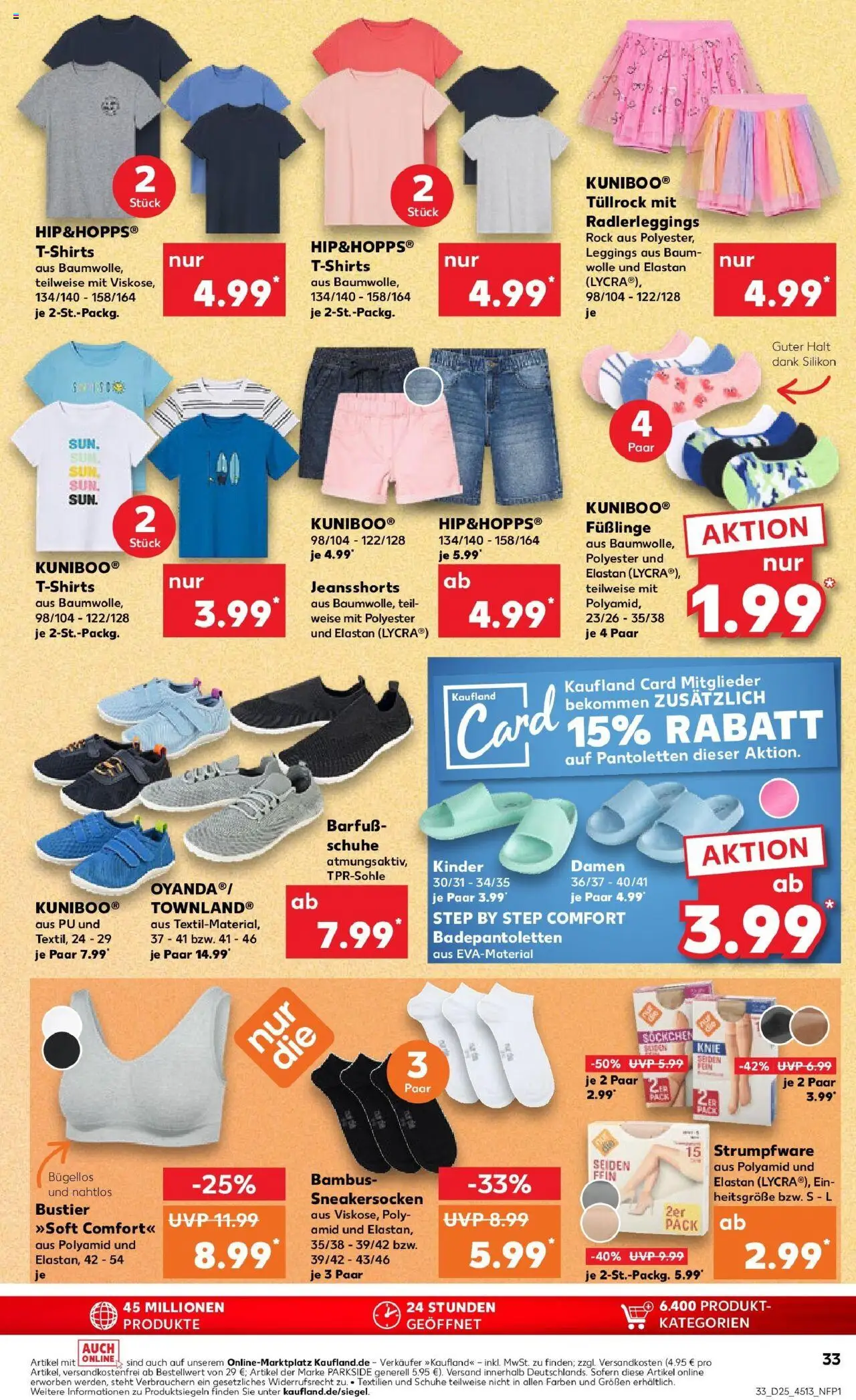 Kaufland prospekt Kaufbeuren	 - gültig ab dem 22.06.2025 | Seite: 46 | Produkte: T-Shirt, Jeans Shorts, Leggings, Jeans