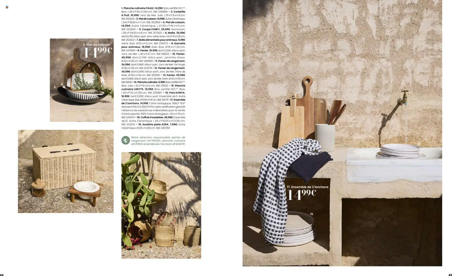 {H1} | Page: 23 | Produits: Coton, Panier