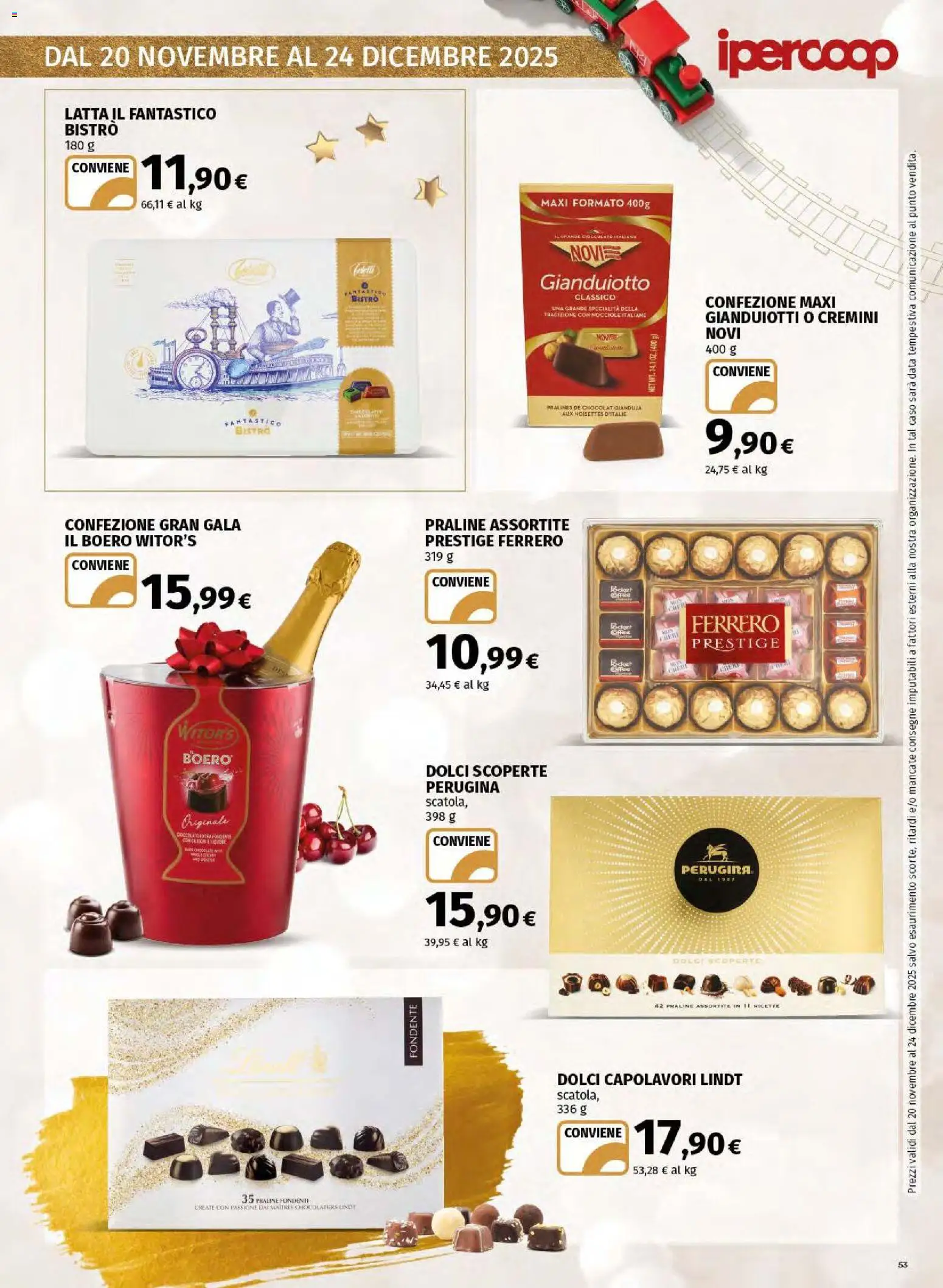 Volantino Ipercoop del 20.11.2025 | Pagina: 53 | Prodotti: Nocciole, Data
