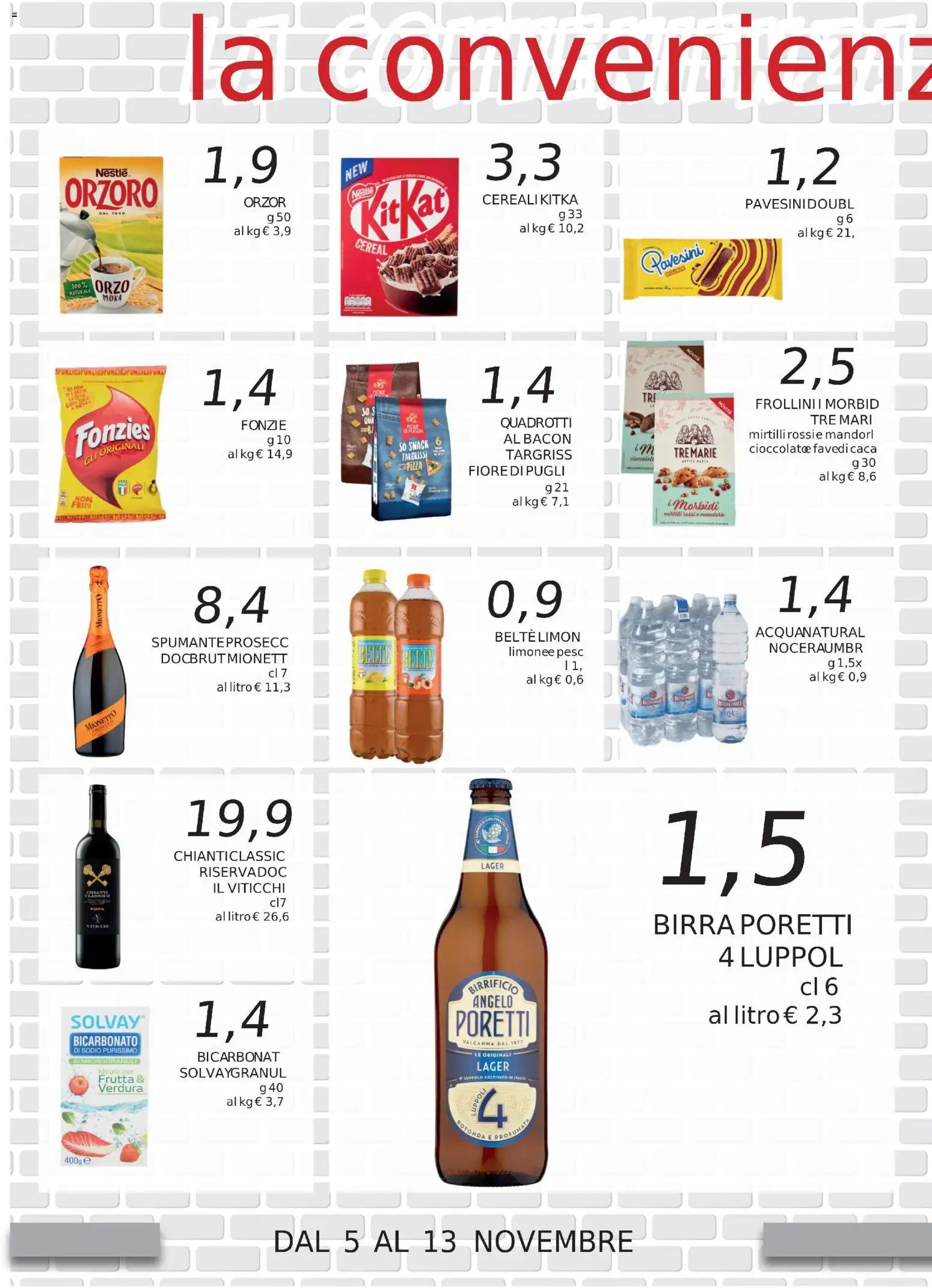 Volantino Coal del 05.11.2025 | Pagina: 4 | Prodotti: Cioccolato, Birra, Mirtilli, Frollini