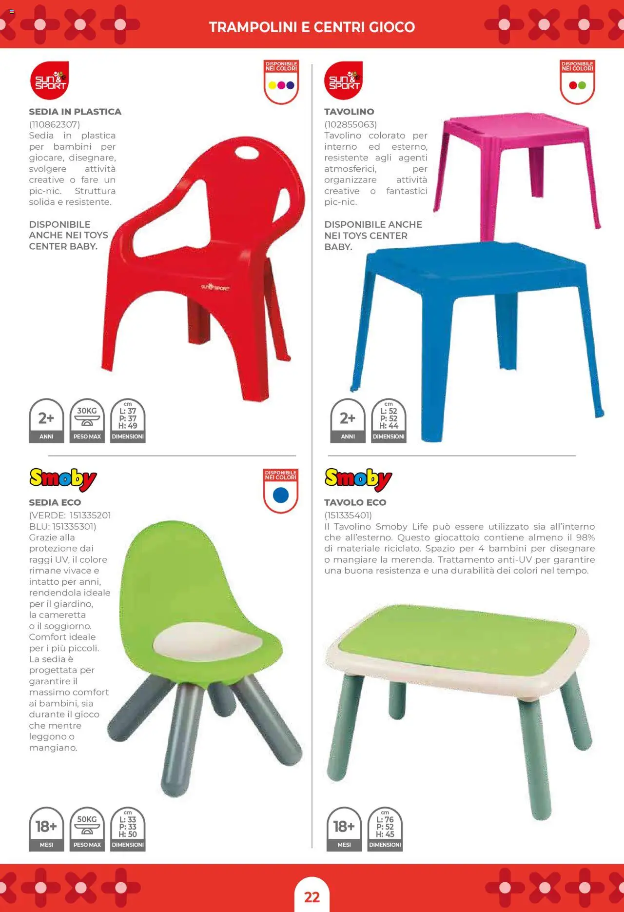 Volantino Toys Center del 03.04.2025 | Pagina: 24 | Prodotti: Tavolino, Gioco, Tavolo, Sedia