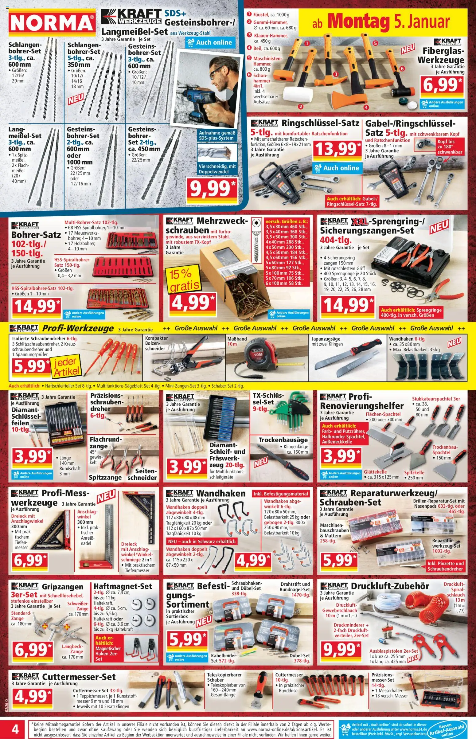 Norma Prospekt 	 – gültig ab 05.01.2026 | Seite: 4 | Produkte: Pinzette