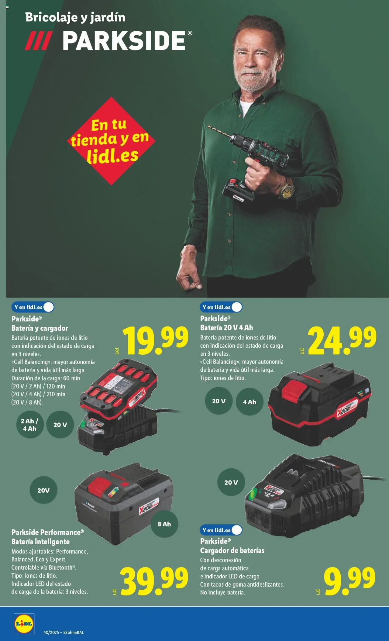 Lidl catálogo de bazar MAD │ válido desde el 29.09.2025 | Página: 2 | Productos: Tacos, Batería