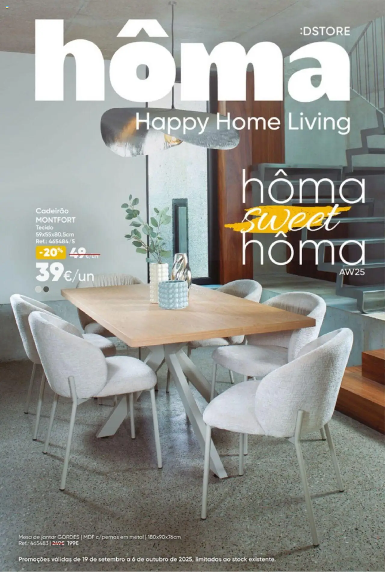 Hôma Catálogo │ válido de 19.09.2025 | Página: 1 | Produtos: Mesa, Mesa de jantar