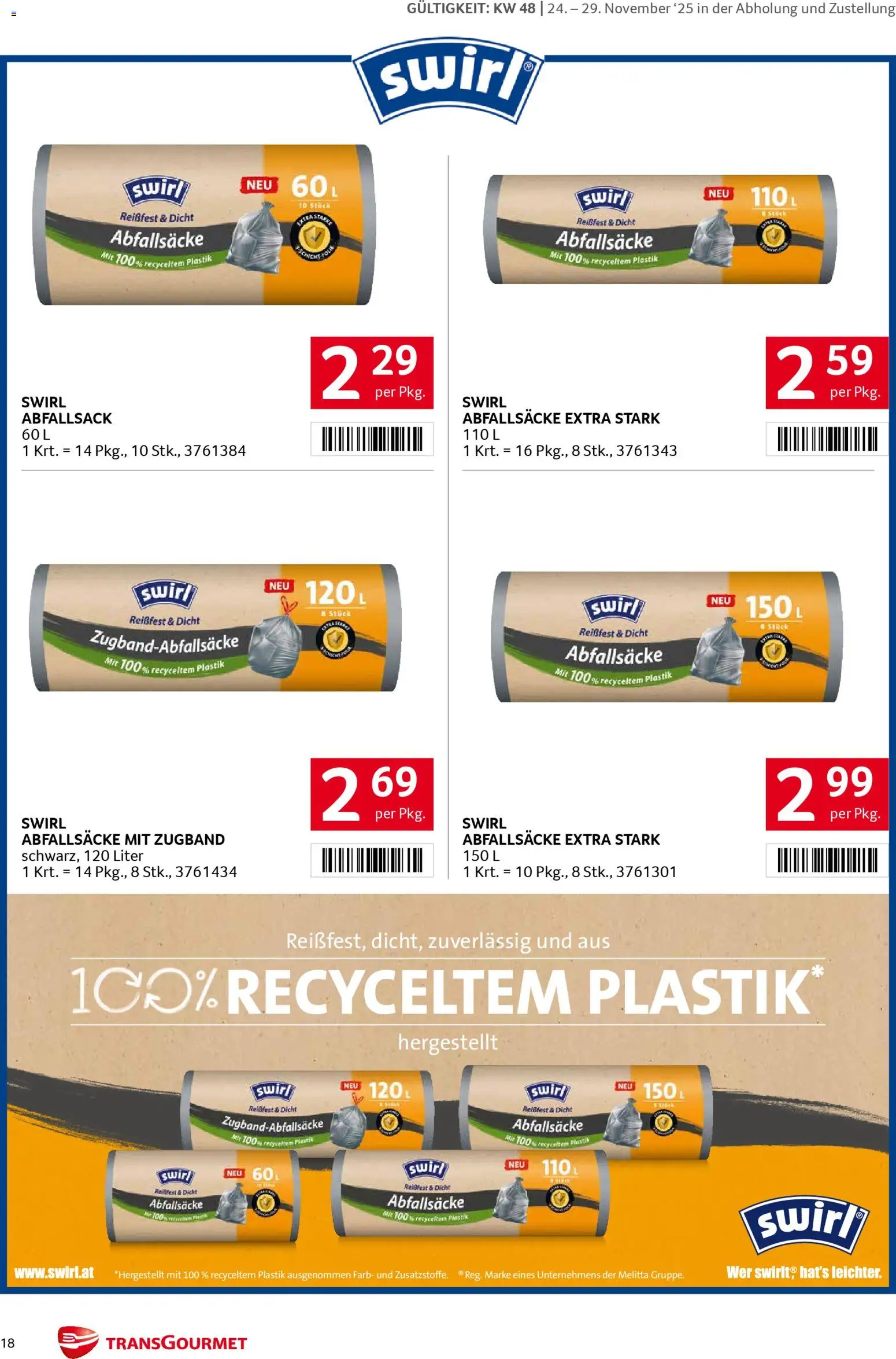 Transgourmet Markenfestwoche gültig ab 24.11.2025 | Seite: 18