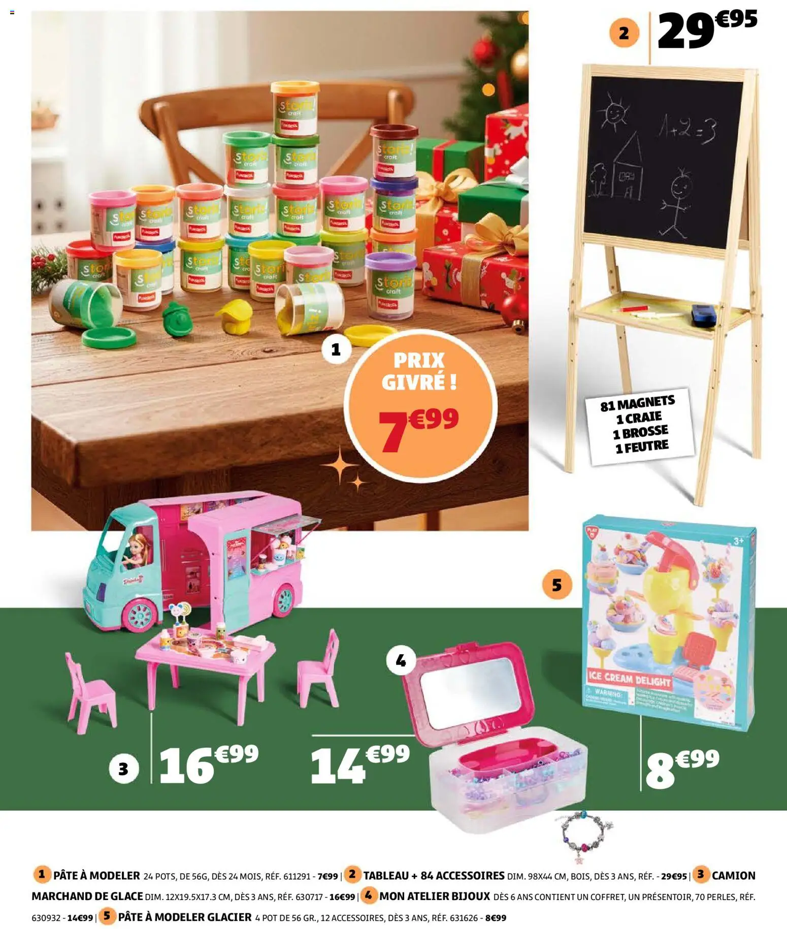 {H1} | Page: 18 | Produits: Brosse, Pâte à modeler, Bijoux