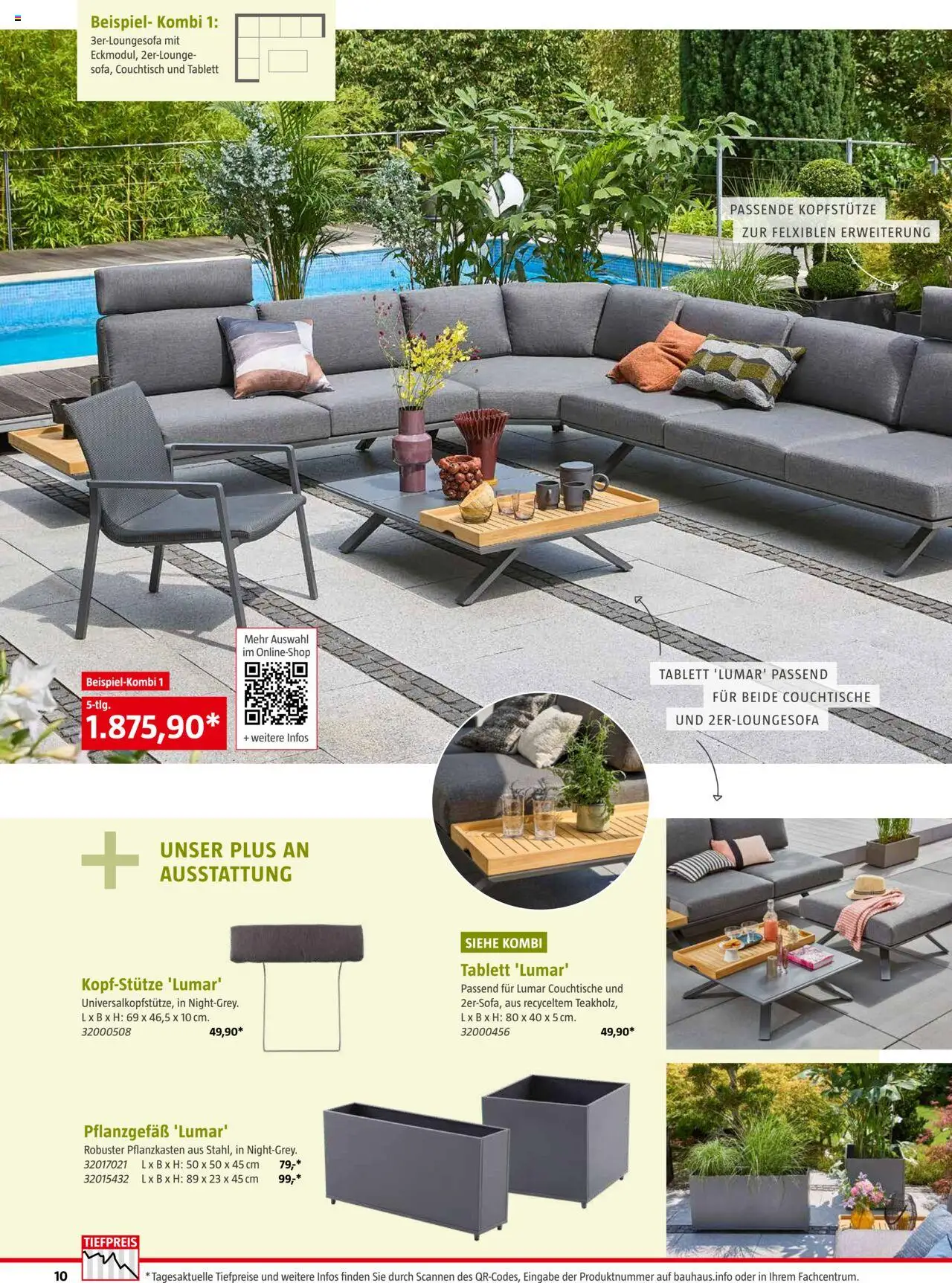 Bauhaus Freizeit im Garten 2025 gültig ab 04.03.2025 | Seite: 10 | Produkte: Couchtisch