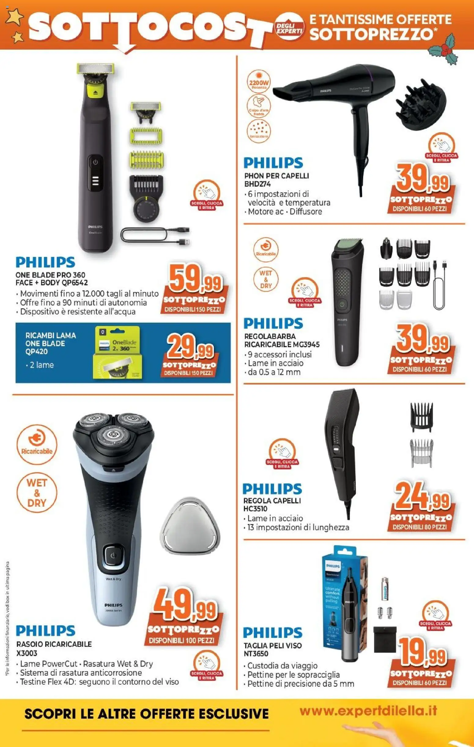 Volantino Expert del 12.12.2025 | Pagina: 16 | Prodotti: Pettine, Rasoio, Regolabarba
