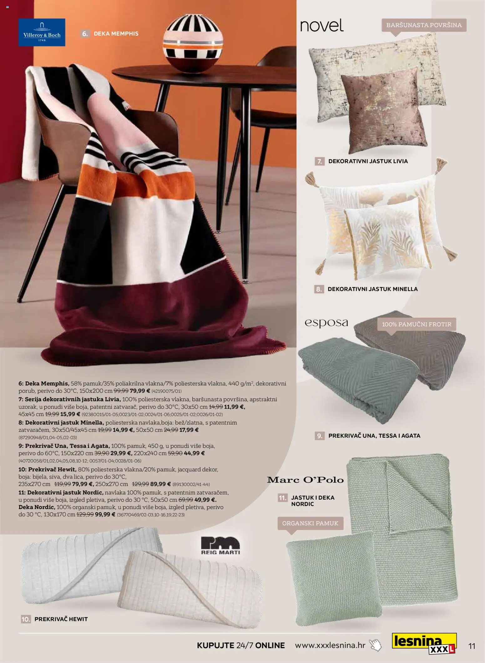 Lesnina katalog | vrijedi od 02.02.2026 | Stranica: 11 | Proizvodi: Jastuk, Deka