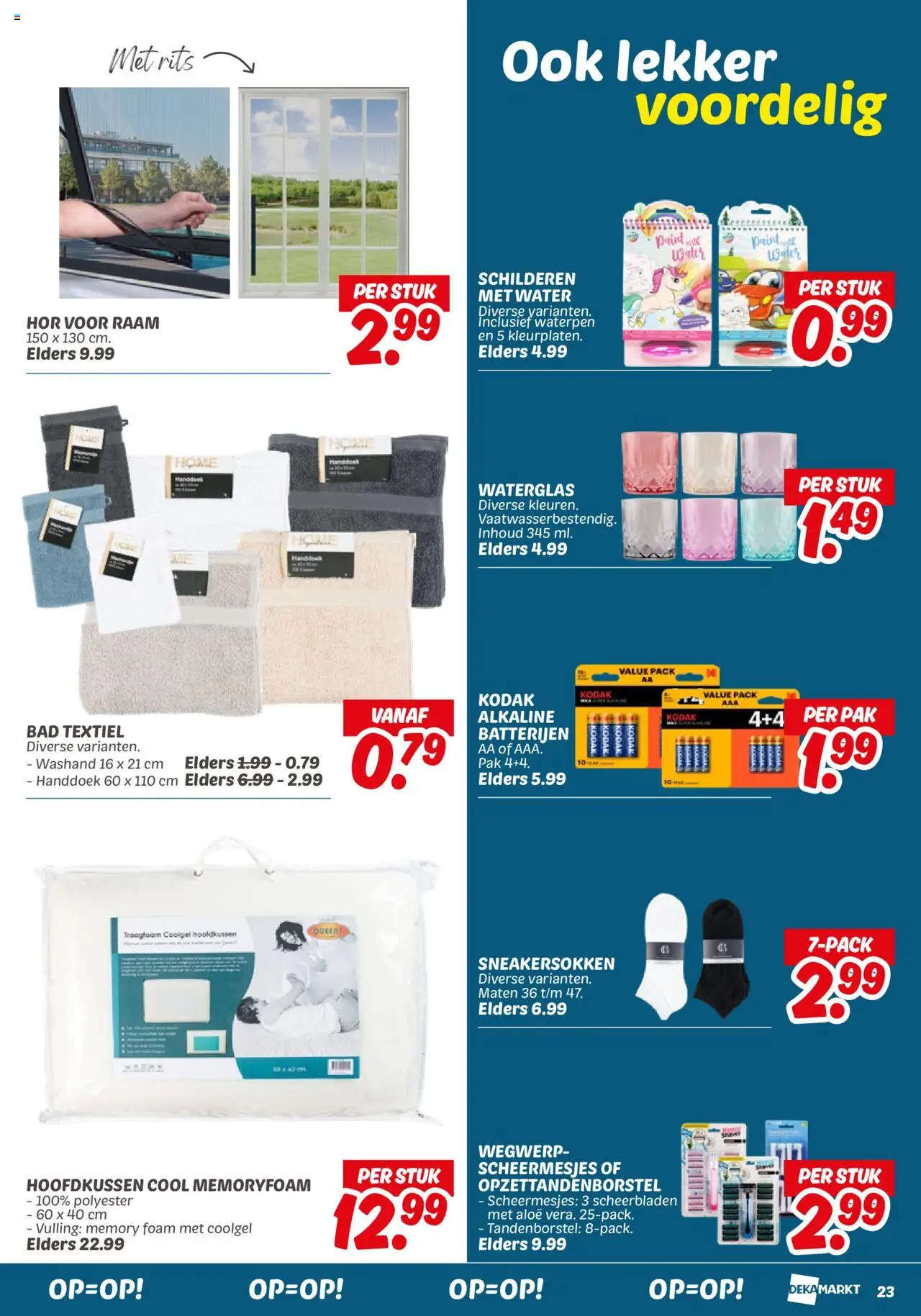  | Pagina: 23 | Producten: Bad, Handdoek, Festék, Batterijen