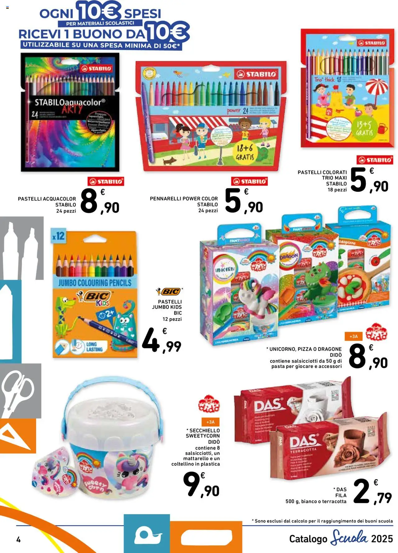 Volantino Spazio Conad del 22.08.2025 | Pagina: 4 | Prodotti: Pizza, Mattarello, Pennarelli, Pastelli