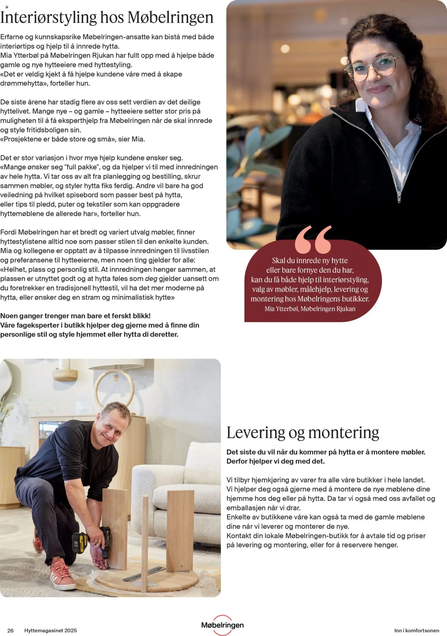 {H1} | Side: 26 | Produkter: Kontakt, Spisebord