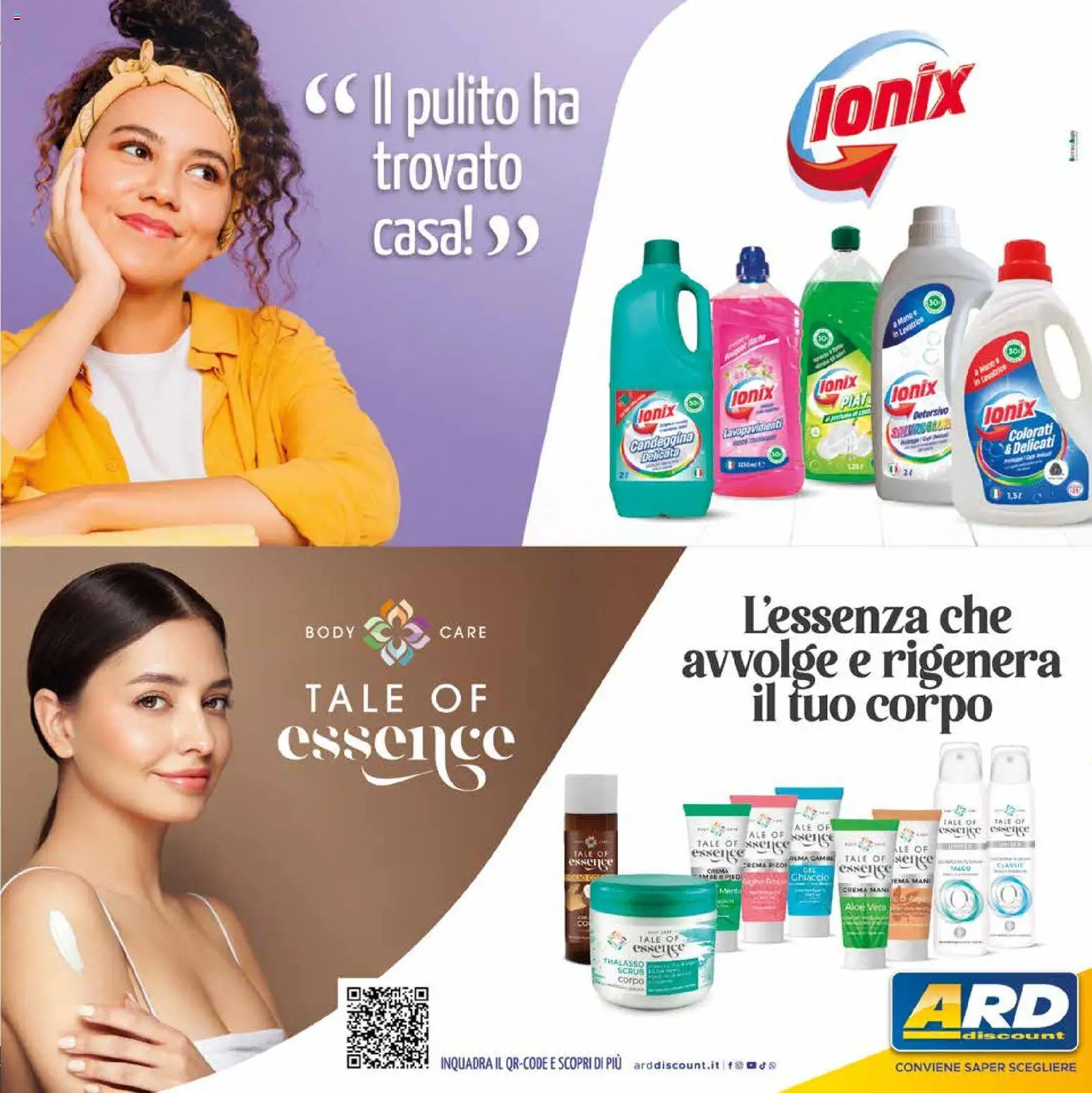 Volantino ARD Discount del 23.02.2026 | Pagina: 13 | Prodotti: Crema, Candeggina, Lavatrice, Aloe vera