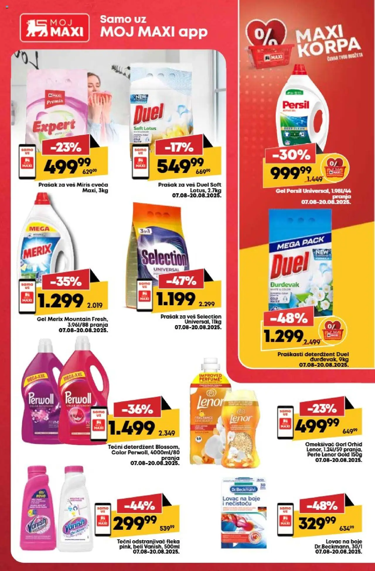 Tempo katalog - važi od 07.08.2025 | Strana: 30 | Proizvode: Deterdžent, Lenor, Perwoll, Prašak za veš