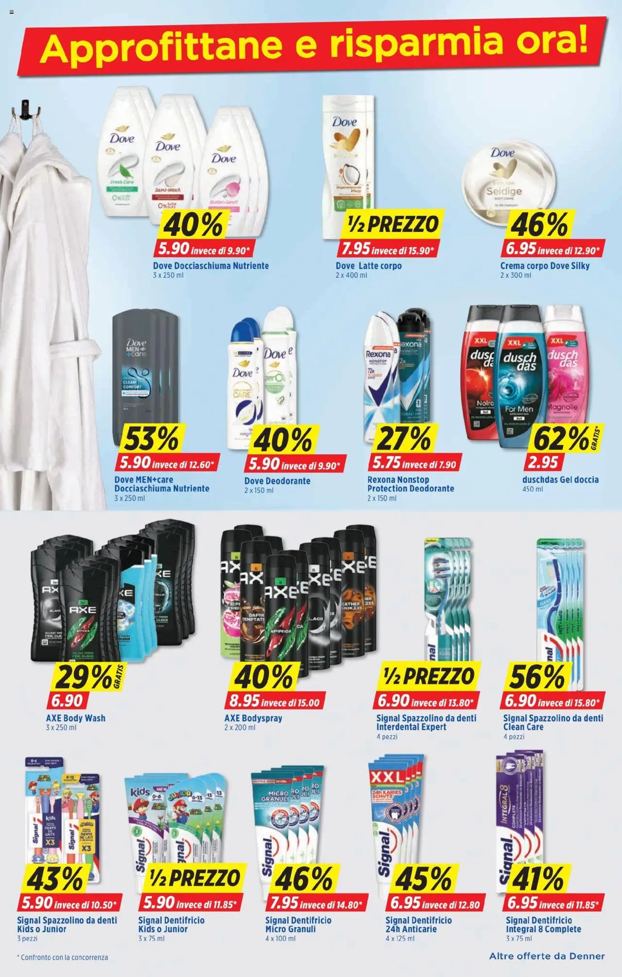 Denner Aktionen IT ab 12.08.2025 | Seite: 22 | Produkte: Deodorant, Shower Gel