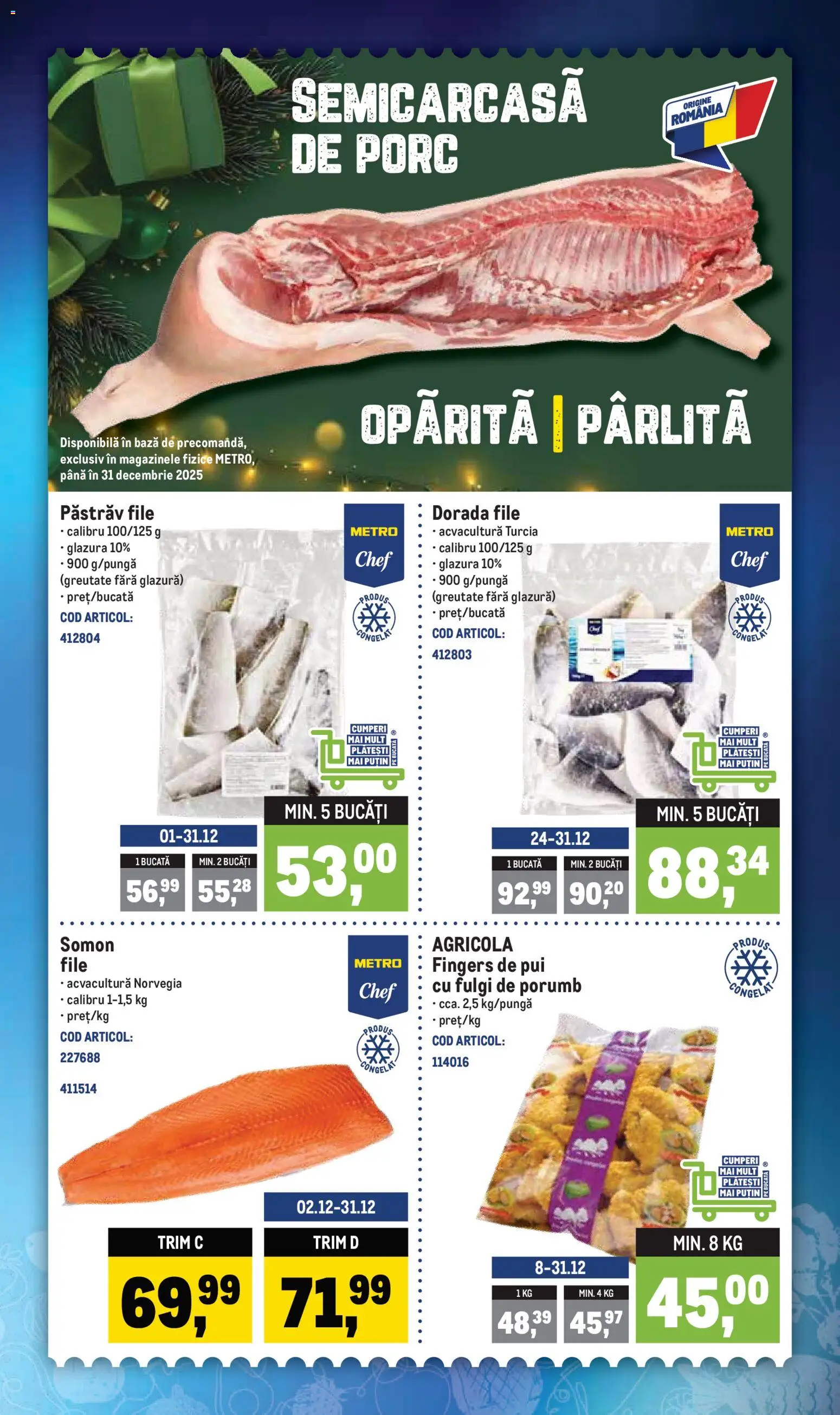 Noul catalog Metro – valabil de la 29.12.2025 | Pagină: 3 | Produse: Hacıyatmaz Kedi Oyuncağı, Fulgi, Porumb