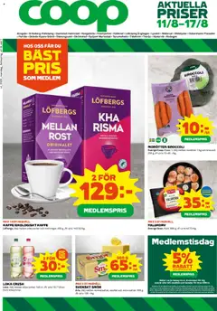 Coop - erbjudanden - Förhandsvisning av reklamblad från butik Coop aktuell från 11.08.2025