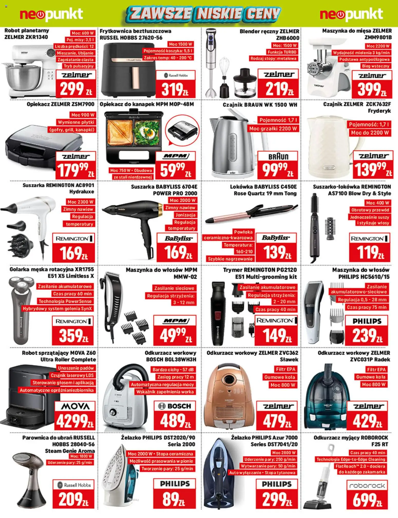 Neopunkt Gazetka od 16.02.2026 | Strona: 6 | Produkty: Suszarka, Robot, Lokówka, Parownica