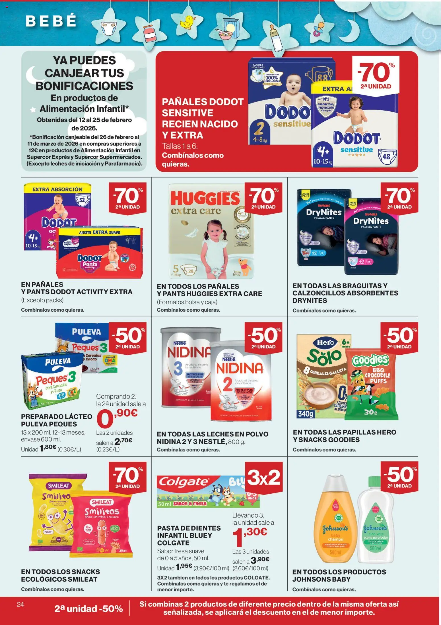 Supercor Canarias │ válido desde el 26.02.2026 | Página: 24 | Productos: Pasta, Δαμάσκηνο, Φρυγανιές σικάλεως, Caja