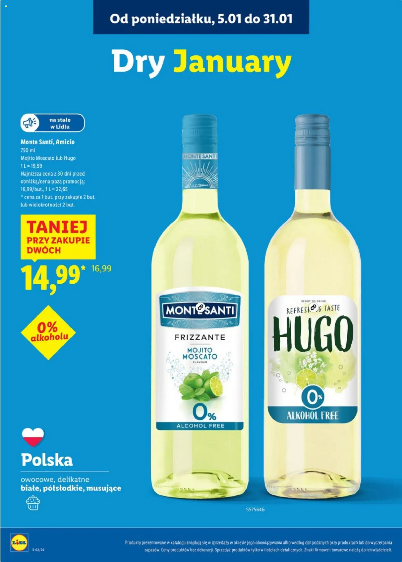 Lidl Katalog karta win od 05.01.2026 | Strona: 3 | Produkty: Monte Santi, Alkohol