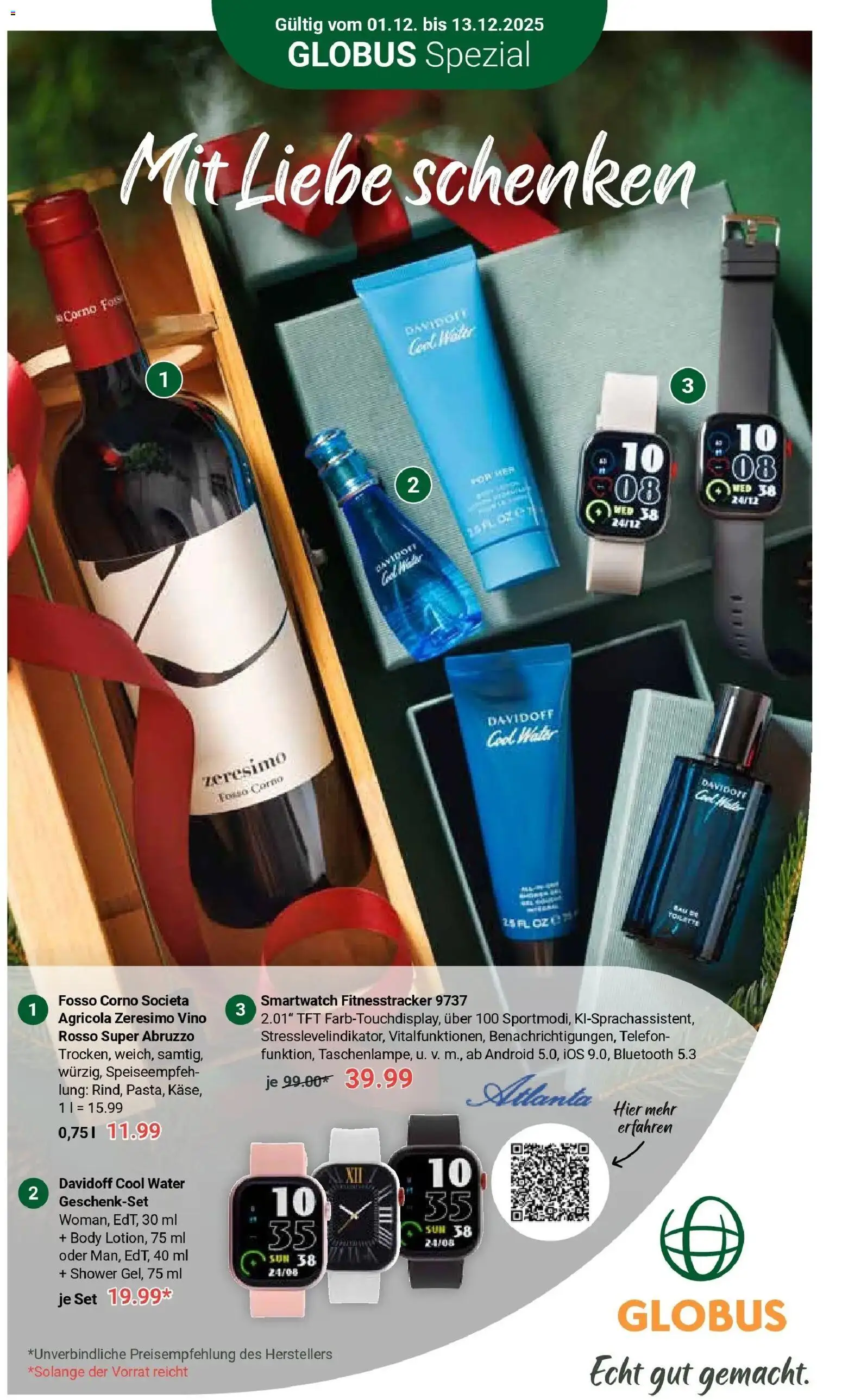 Globus prospekt Gera	 – gültig ab 01.12.2025 | Seite: 35 | Produkte: Smartwatch, Telefon