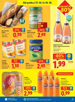 Lidl katalog akcije – veljaven od 16.10.2025 | Stran: 29 | Izdelki: Marelice, Namaz, Penina, Pivo