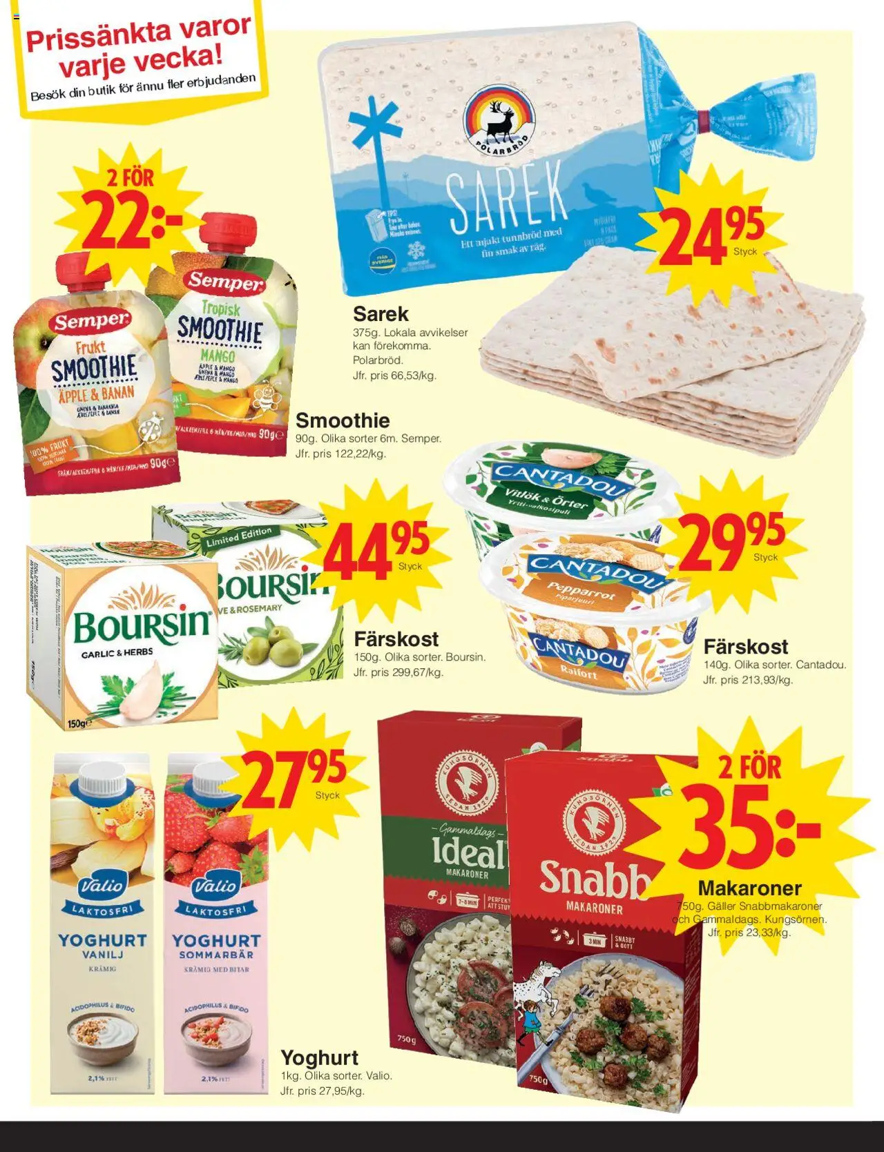 Matöppet reklamblad aktuell från 25.08.2025 | Sida: 2 | Produkter: Tunnbröd, Galler, Vitlök, Äpple