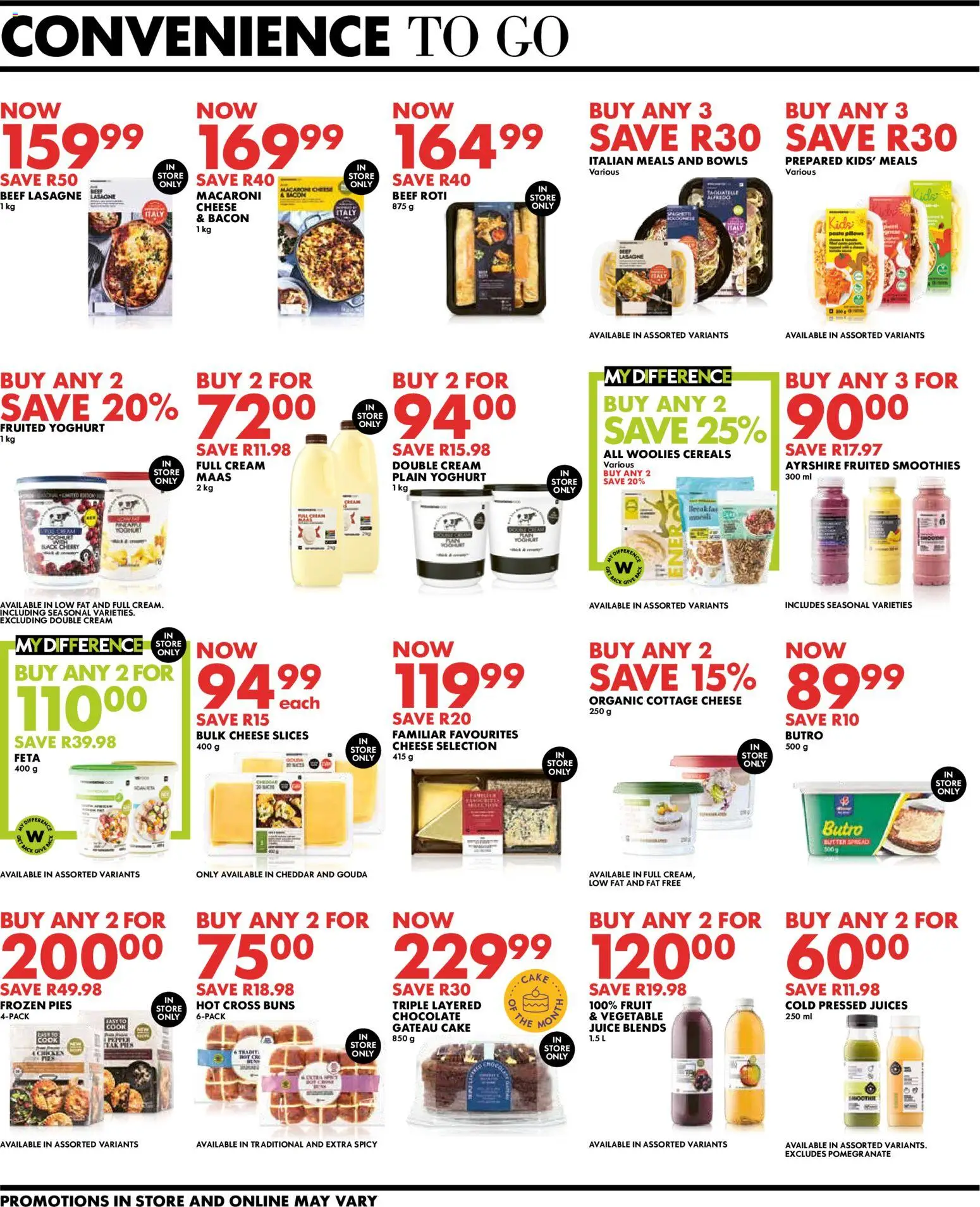 New Woolworths catalogue – valid from 26.01.2026 | Page: 4 | Products: Cake, Juice, Beef, Fruit