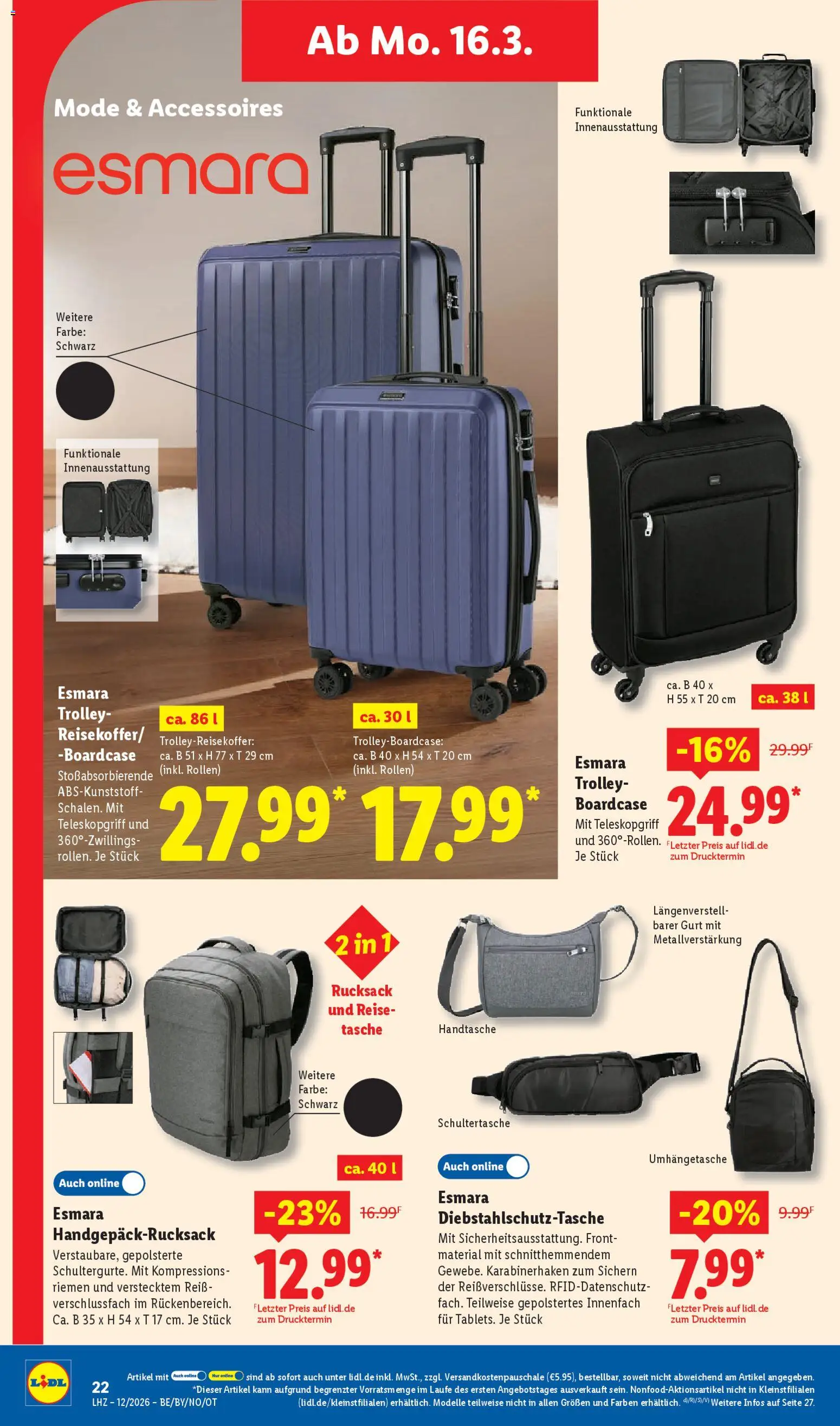 Lidl Německo leták od 16.03.2026 | Strana: 38