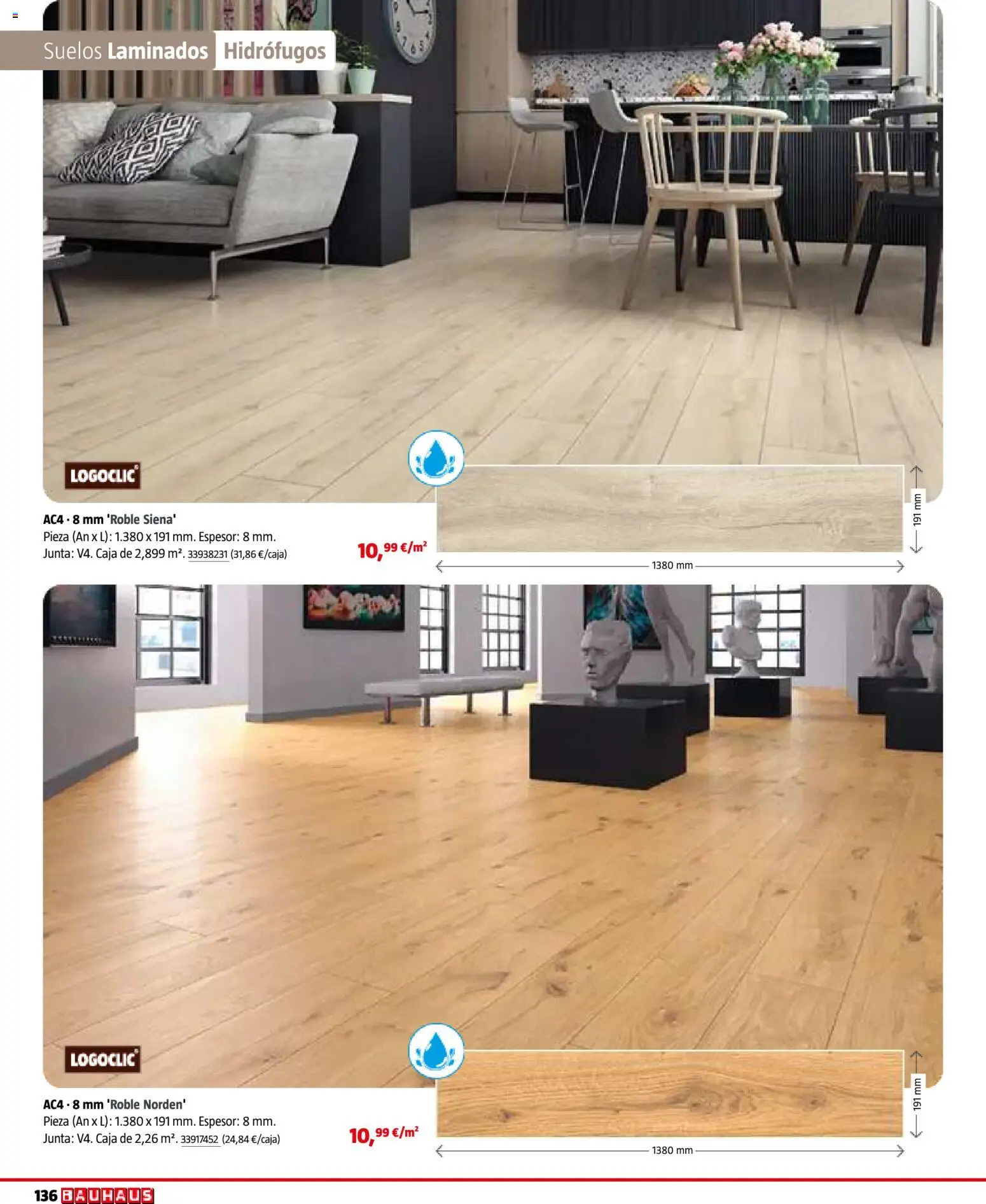 Bauhaus - Suelos y revestimientos │ válido desde el 24.02.2026 | Página: 136 | Productos: Caja