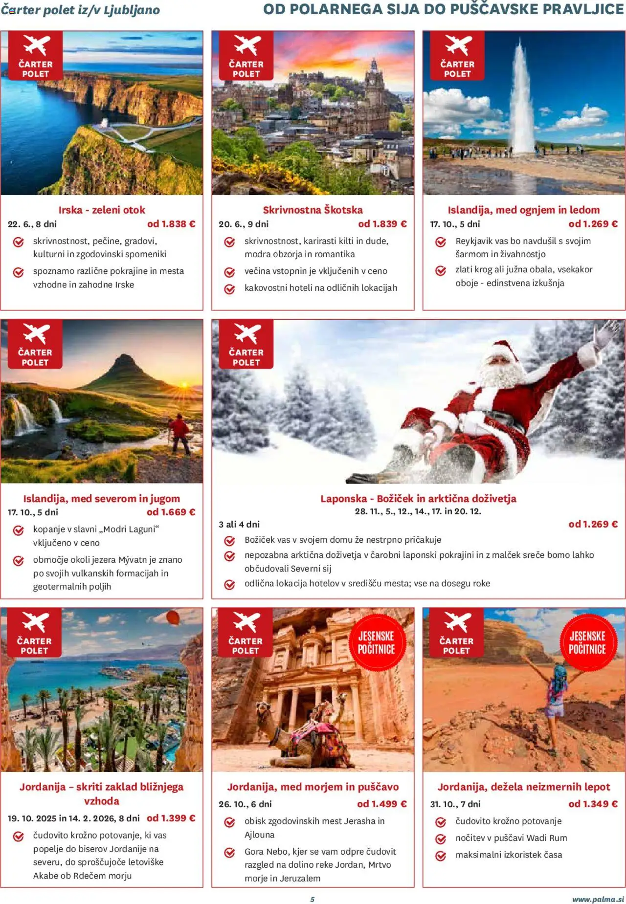 Palma katalog potovanja osrečujejo │ velja od 01.08.2025 | Stran: 5