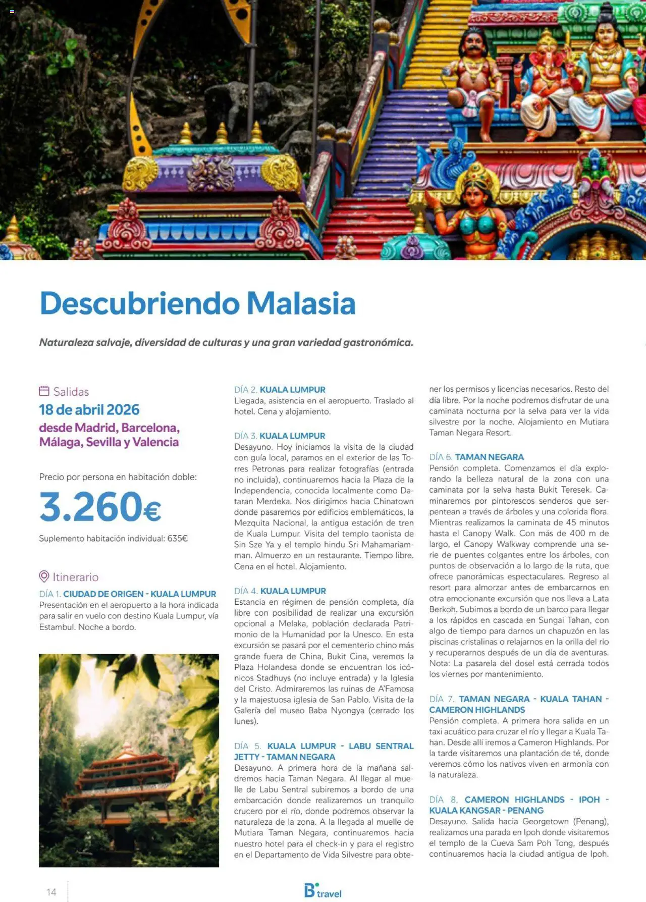 B the travel brand Viajeros Expertos Internacional 2026 │ válido desde el 03.10.2025 | Página: 14