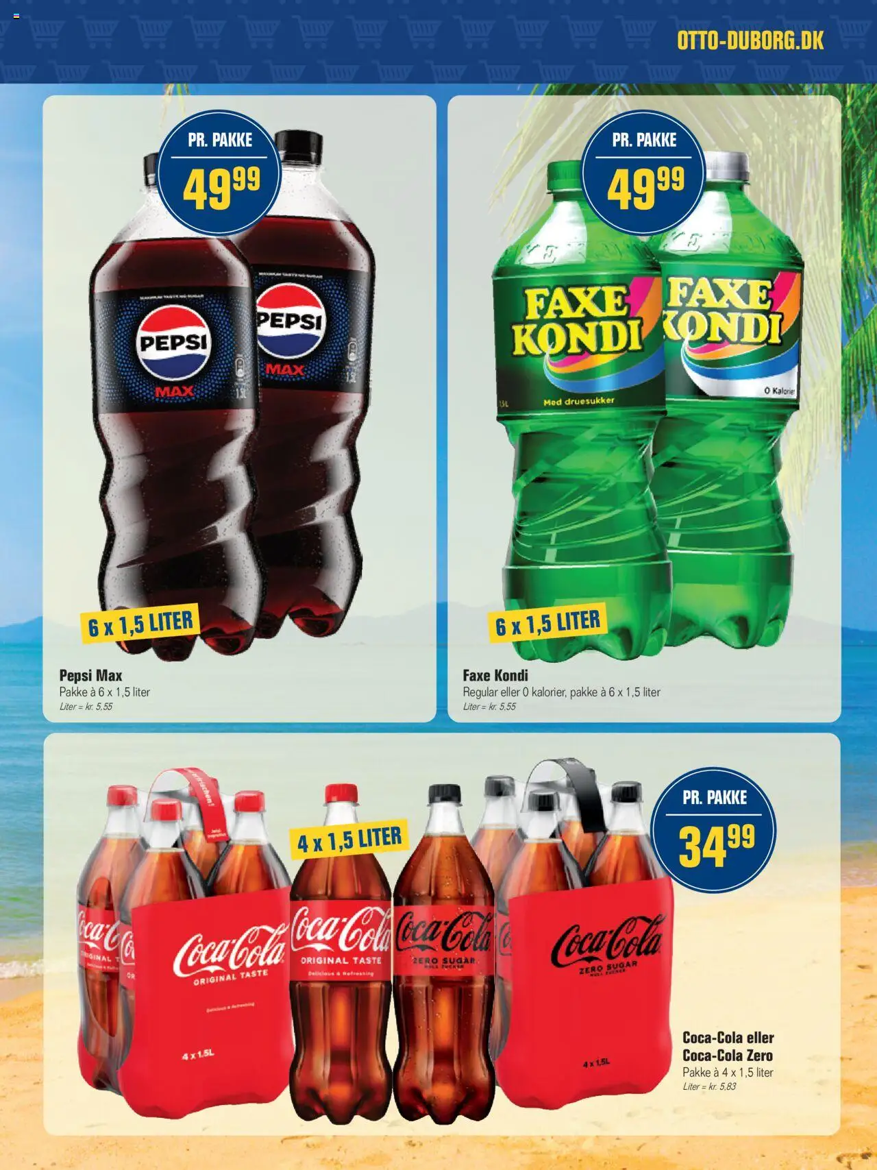 Otto Duborg Tilbudsavis gyldig fra 26.06.2025 | Side: 30 | Produkter: Coca Cola, Faxe Kondi, Cola, Pepsi