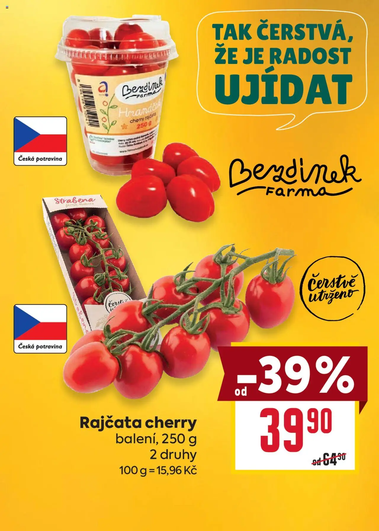 Billa Velký leták od 24.09.2025 | Strana: 4 | Produkty: Rajčata, Cherry rajčata