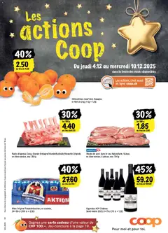 Coop - Les actions de la semaine ab 04.12.2025 gültig