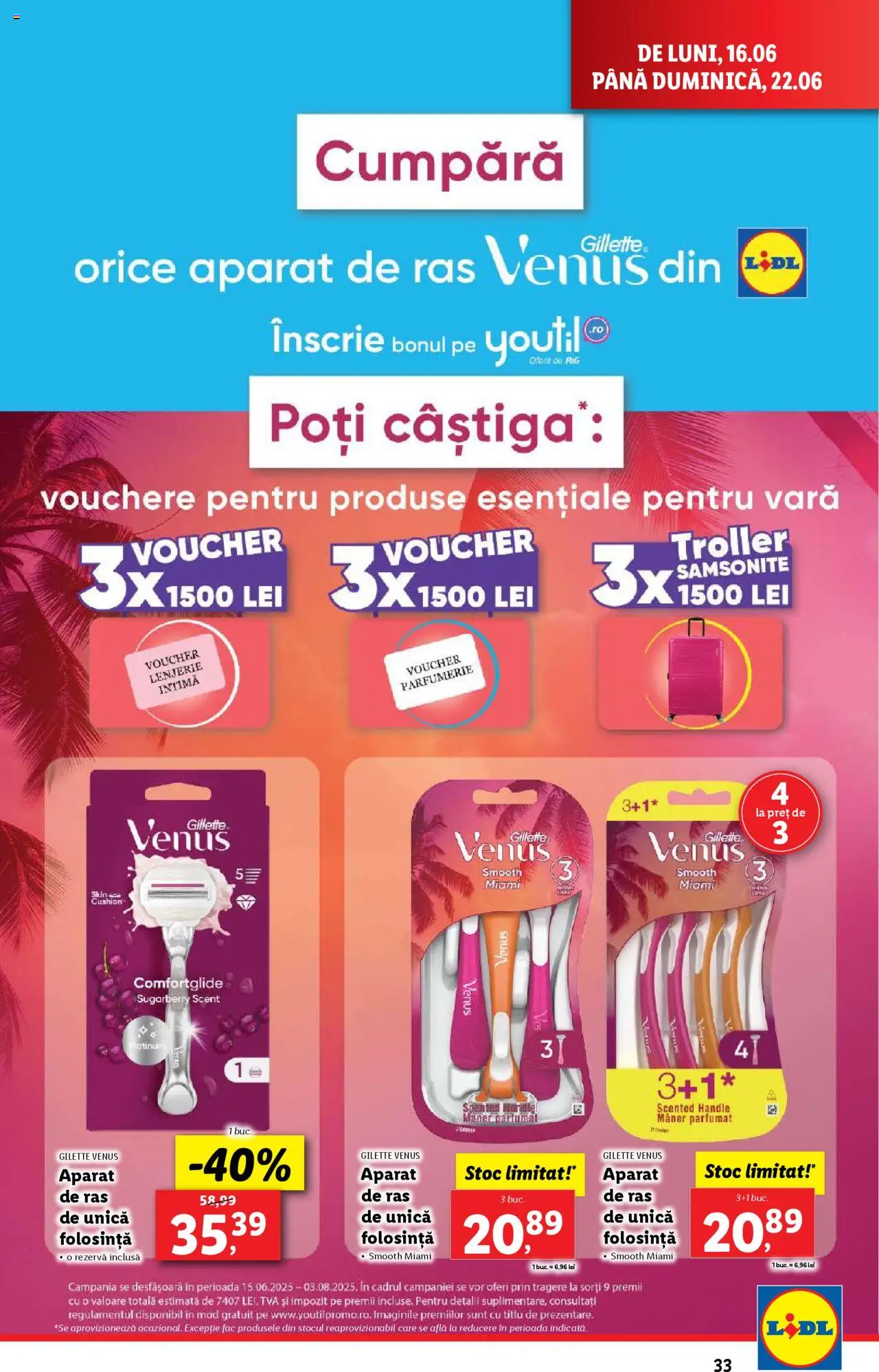 Catalog Lidl – valabil de la 16.06.2025 | Pagină: 33 | Produse: Aparat De Ras, Mâner