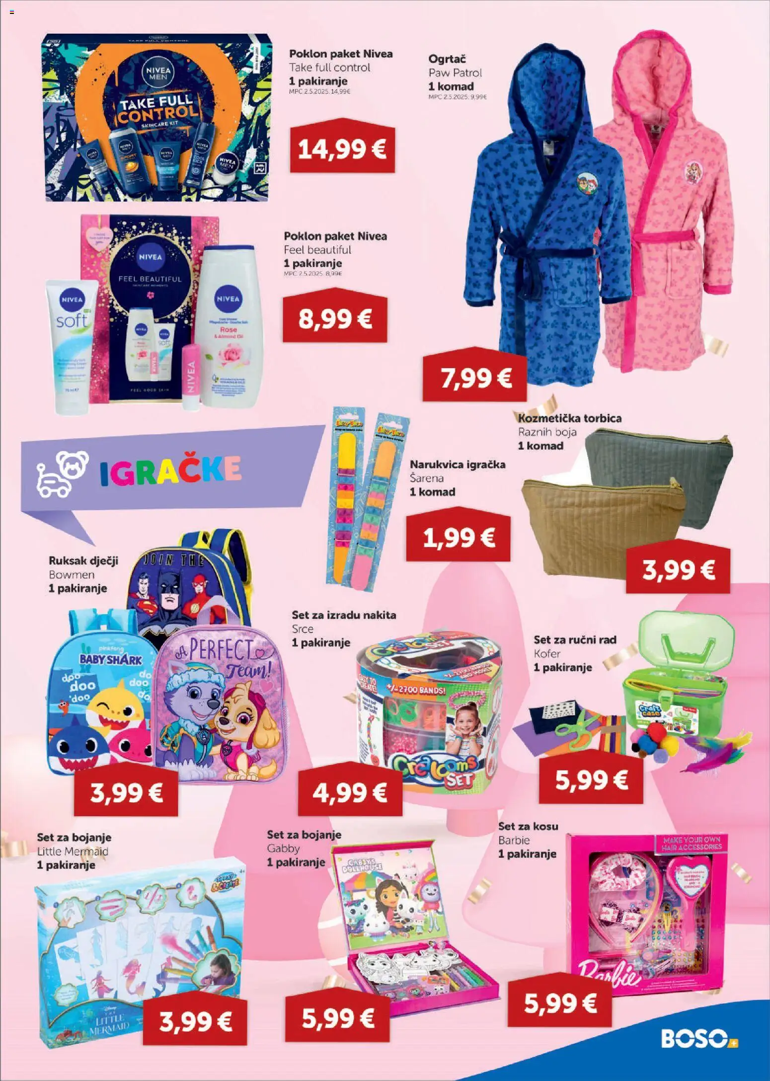 Boso katalog | vrijedi od 22.12.2025 | Stranica: 13 | Proizvodi: Torbica, Ruksak, Nivea, Narukvica