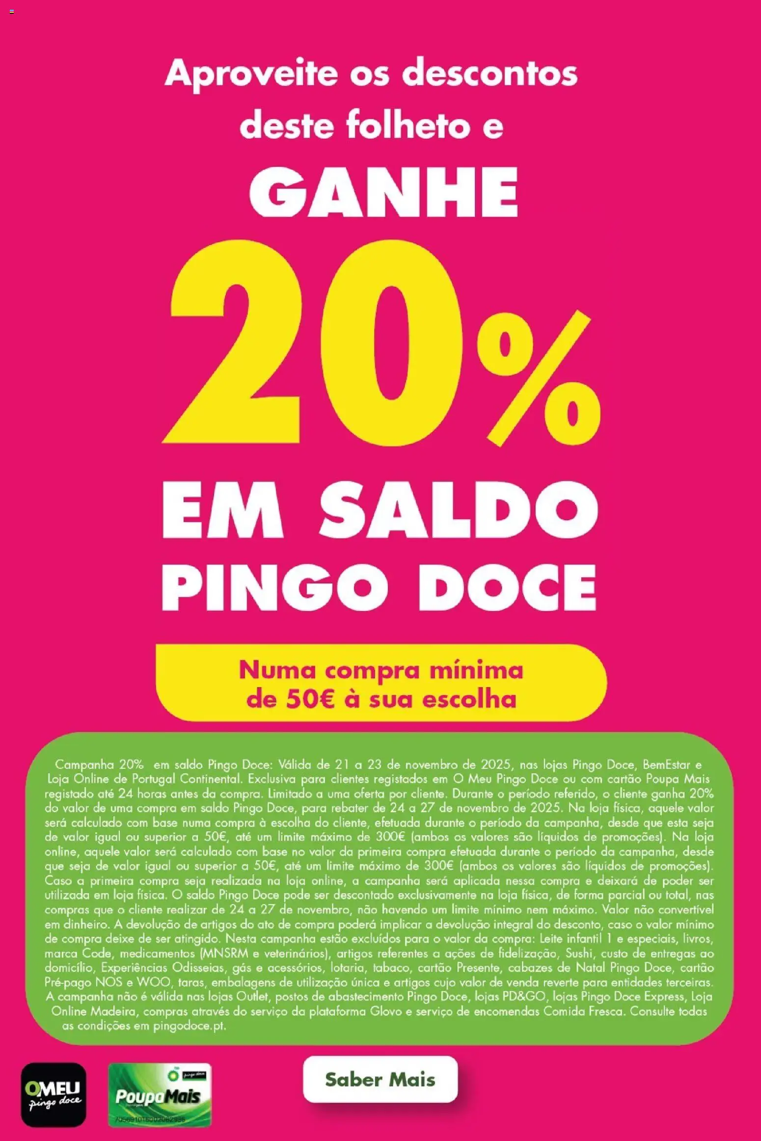 Pingo Doce Poupe este Fim de Semana │ válido de 21.11.2025 | Página: 2 | Produtos: Base, Leite infantil, Leite