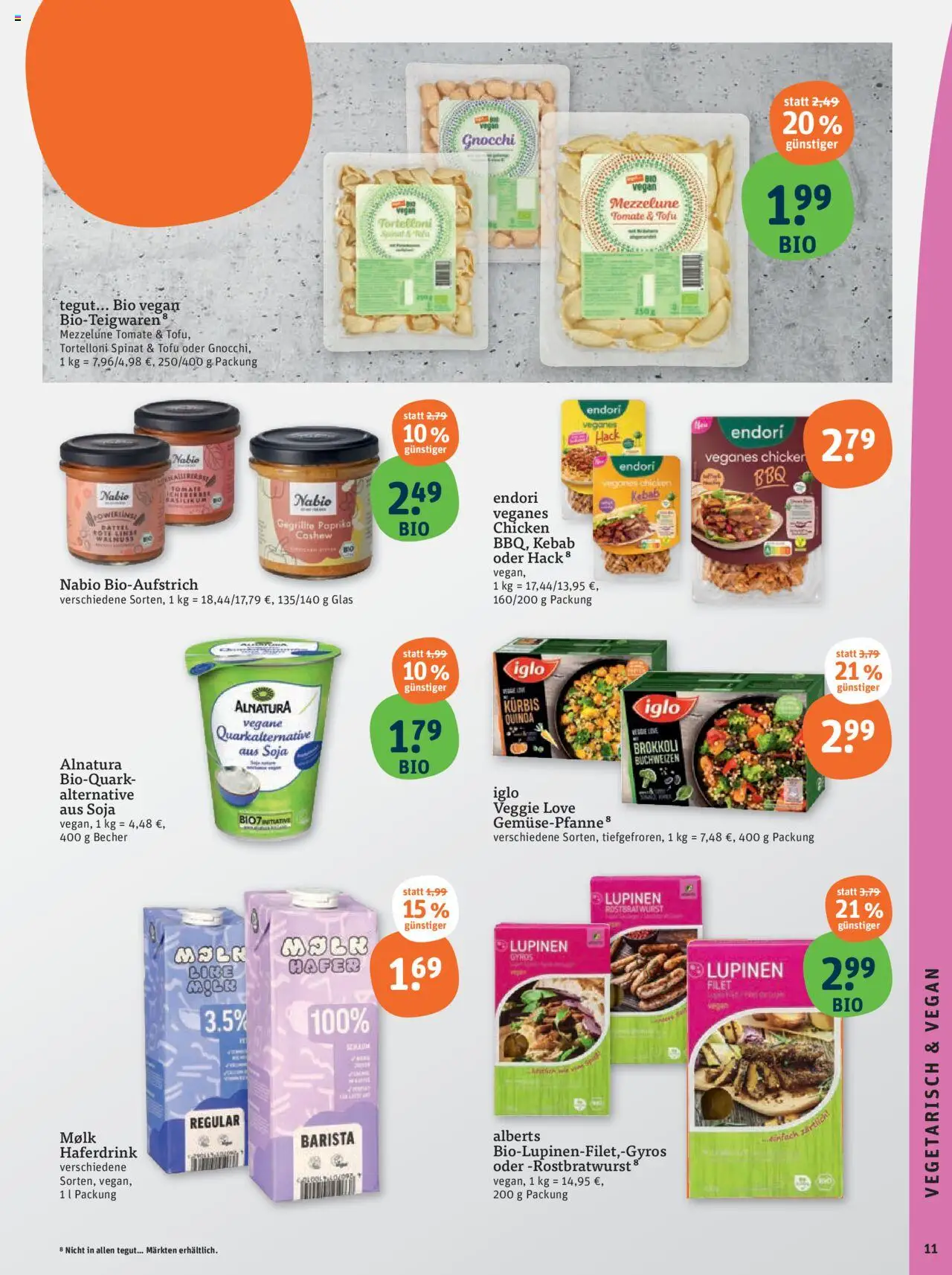 Tegut Prospekt – gültig ab 13.10.2025 | Seite: 13 | Produkte: Paprika, Brokkoli, Wurst, Kürbis