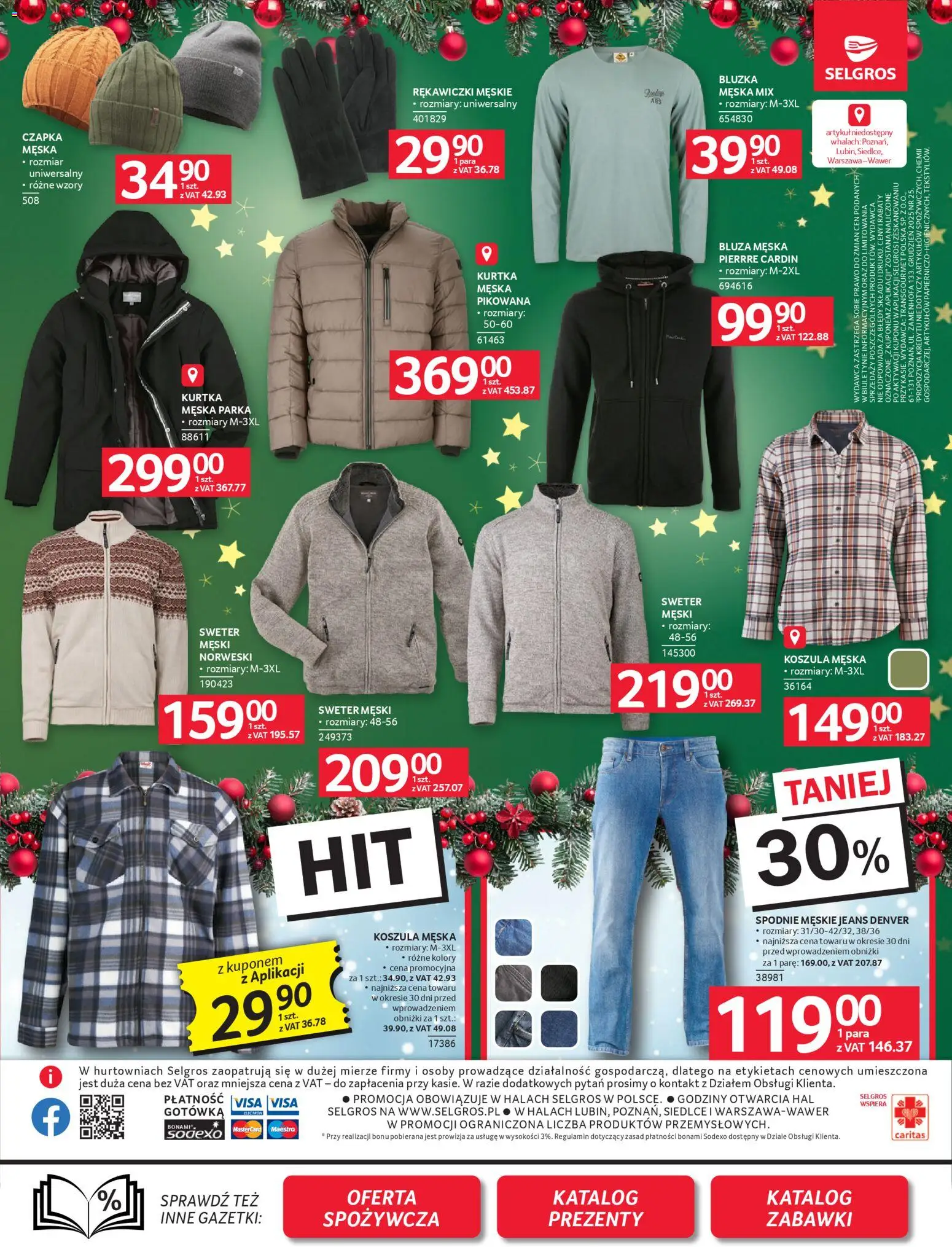Selgros cash&carry Gazetka - Oferta przemysłowa od 04.12.2025 | Strona: 27 | Produkty: Koszula, Sweter, Spodnie, Czapka