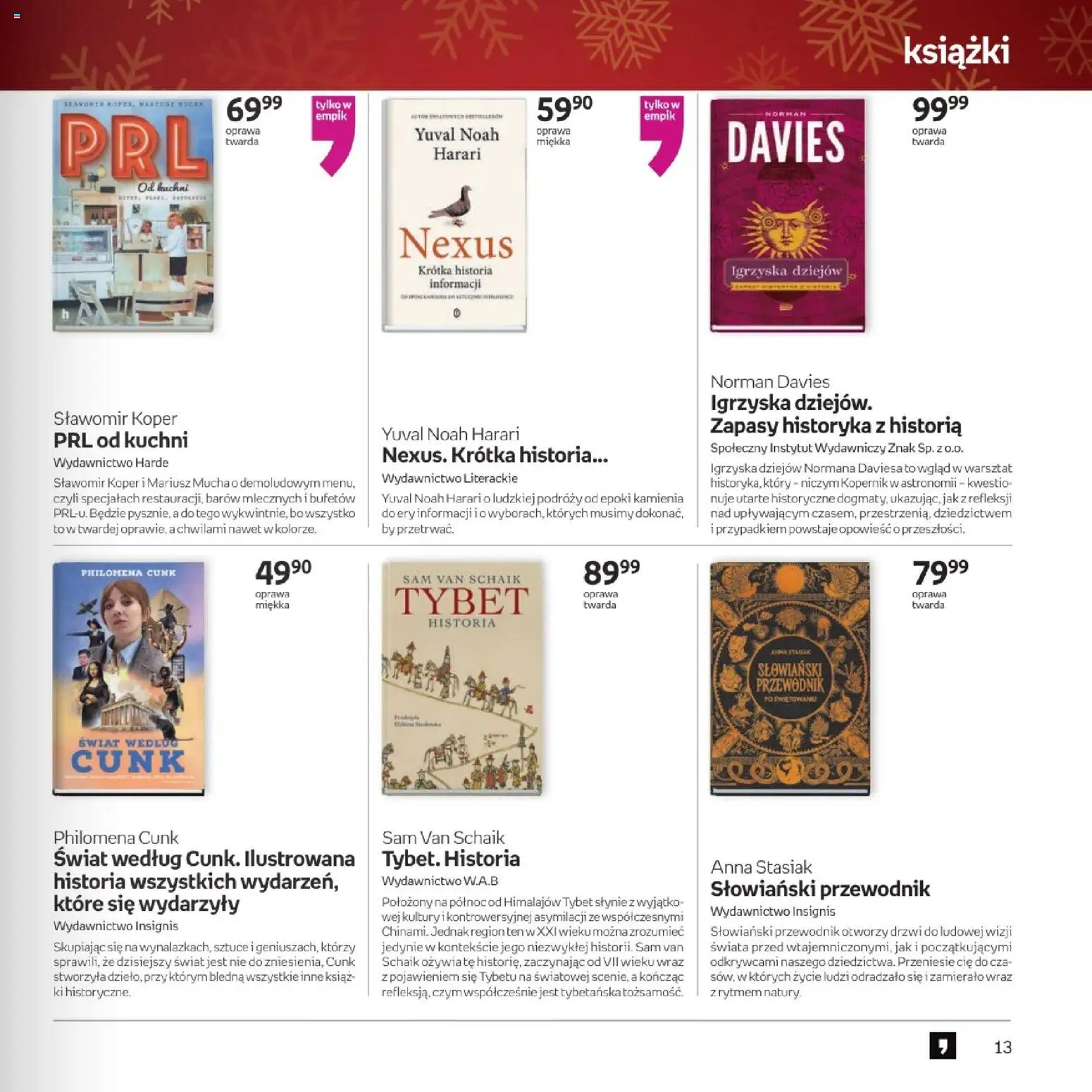 Empik promocje - Witaj w klubie znajdujących trafione prezenty dla każdego od 10.12.2025 | Strona: 13 | Produkty: Książki