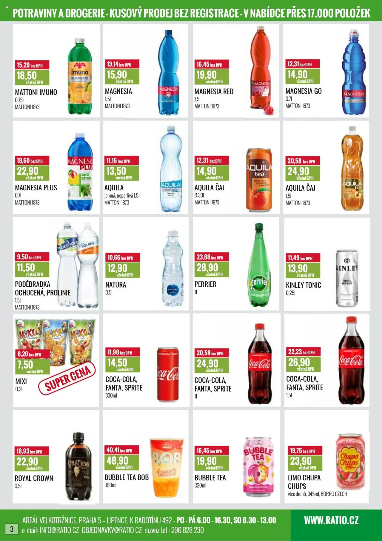 Ratio leták od 01.08.2025 | Strana: 4 | Produkty: Mattoni, Magnesia, Aquila, Cola