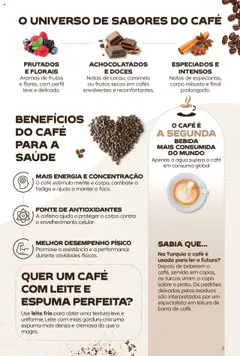 Pré-visualização ACHOCOLATADOS E DOCES, Notas de cacau, caramelo ou frutos secos em cafés envolventes e reconfortantes. válido de 14.10.2025 | Página: 3 | Produtos: Leite, Café, Doces, Bebida