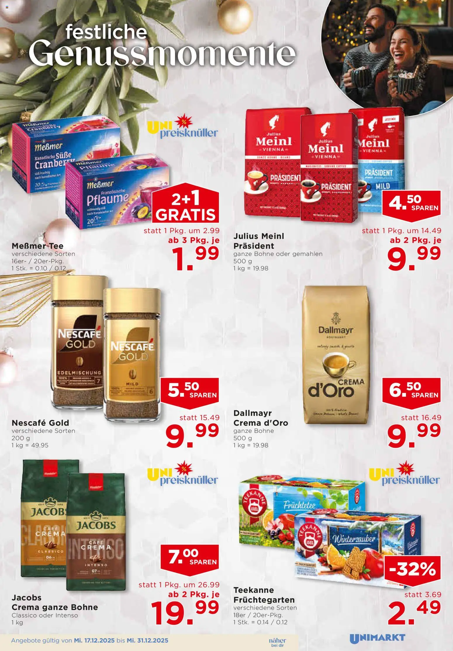 Unimarkt Flugblatt gültig ab 17.12.2025 | Seite: 3