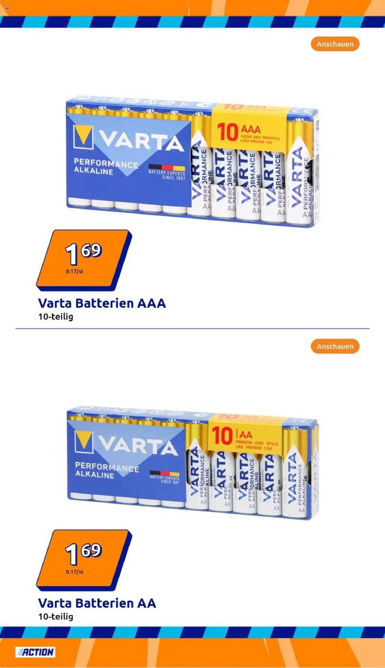 Action Prospekt – gültig ab 17.09.2025 | Seite: 16 | Produkte: Batterien