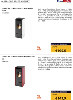 Anteprima del volantino Eurobrico Stufe a Pellet catalogo valido a partire dal 23.07.2025 | Pagina: 43 | Prodotti: Pellet, Stufa a pellet, Stufa